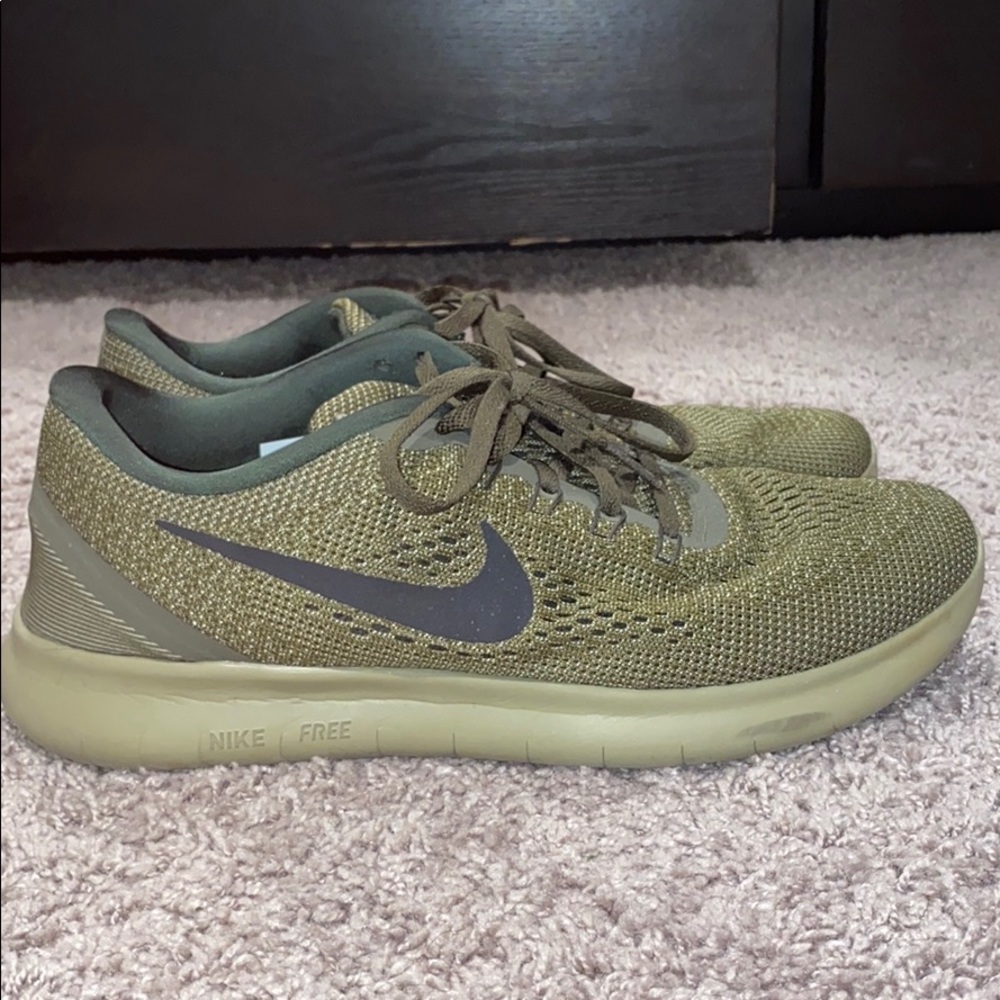 Nike Free Run Army Green